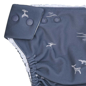 Toshi Swim Baby Nappy Whales | Swimwear | Bon Bon Tresor