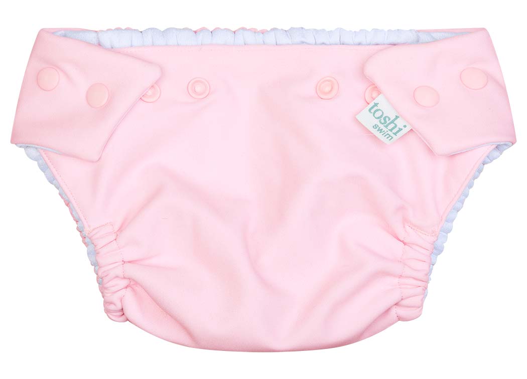 Toshi Swim Baby Nappy Solid Blossom | Swimwear | Bon Bon Tresor