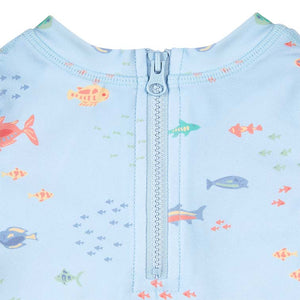 Toshi Swim Baby Onesie Long Sleeve Reef | Swimwear | Bon Bon Tresor