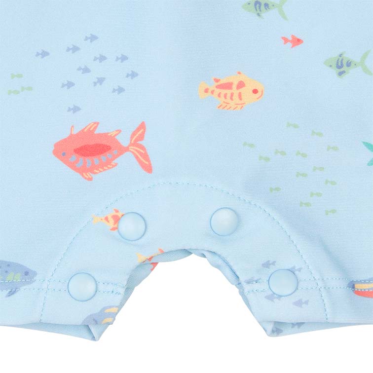 Toshi Swim Baby Onesie Long Sleeve Reef | Swimwear | Bon Bon Tresor