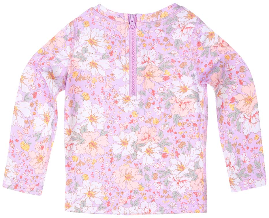 Toshi Swim Baby Rashie Long Sleeve Dahlia | Swimwear | Bon Bon Tresor