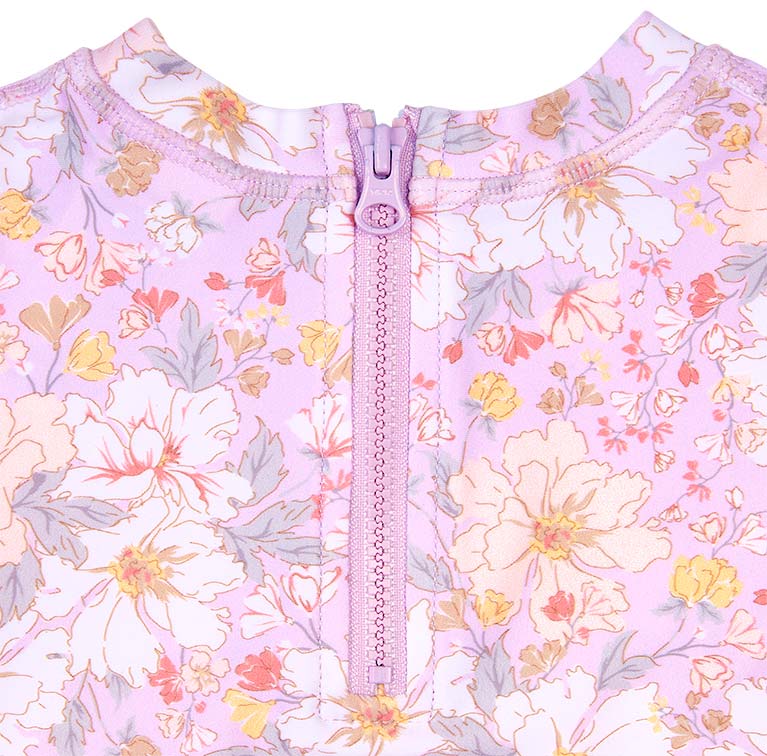 Toshi Swim Baby Rashie Long Sleeve Dahlia | Swimwear | Bon Bon Tresor