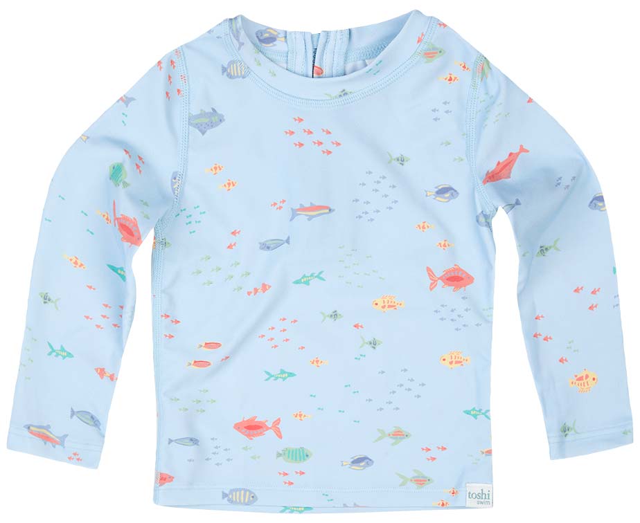 Toshi Swim Baby Rashie Long Sleeve Reef | Swimwear | Bon Bon Tresor