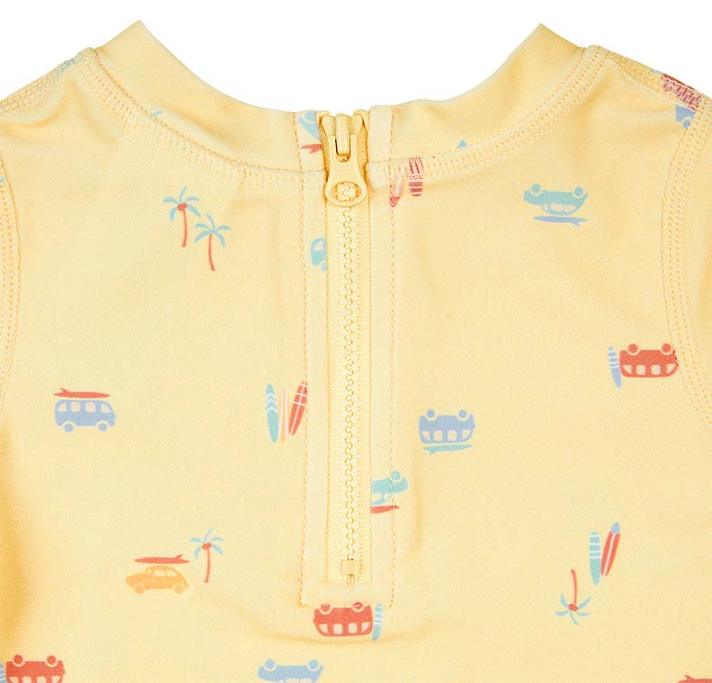 Toshi Swim Baby Rashie Long Sleeve Sunny | Swimwear | Bon Bon Tresor
