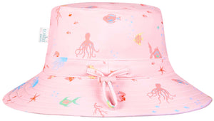 Toshi Swim Baby Sun Hat Classic Coral | Swimwear | Bon Bon Tresor