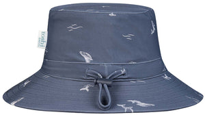 Toshi Swim Baby Sun Hat Classic Whales | Swimwear | Bon Bon Tresor