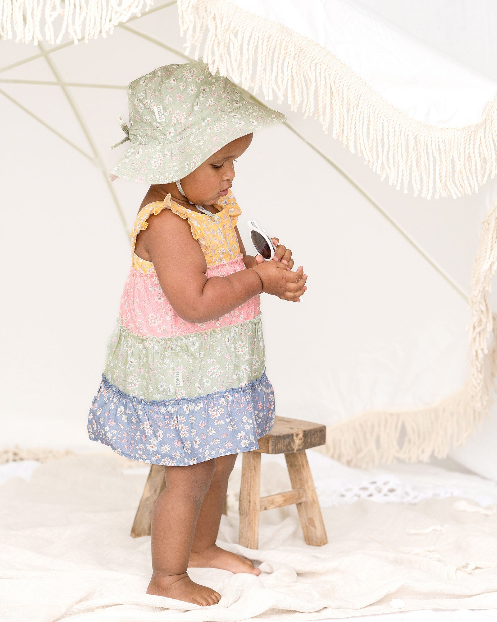 Toshi Sun Hat Eva Thyme | Hats | Bon Bon Tresor