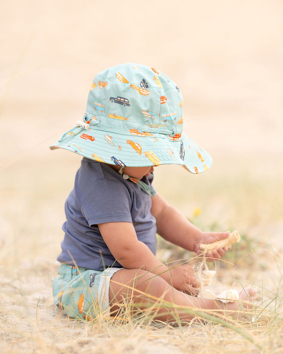 Toshi Sun Hat Odyssey Wagon Wheels | Sun hat | Bon Bon Tresor