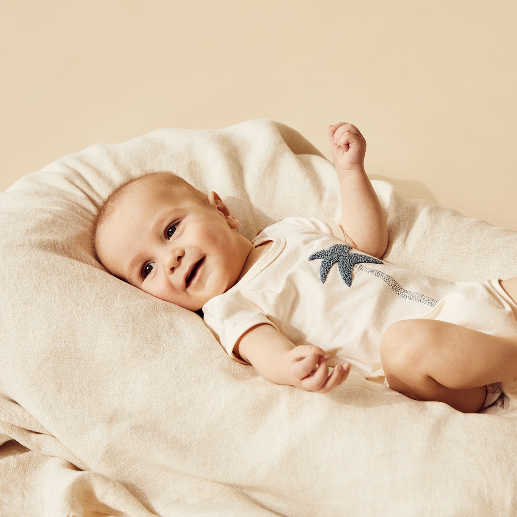 Wilson and Frenchy Organic Bodysuit Palm Days