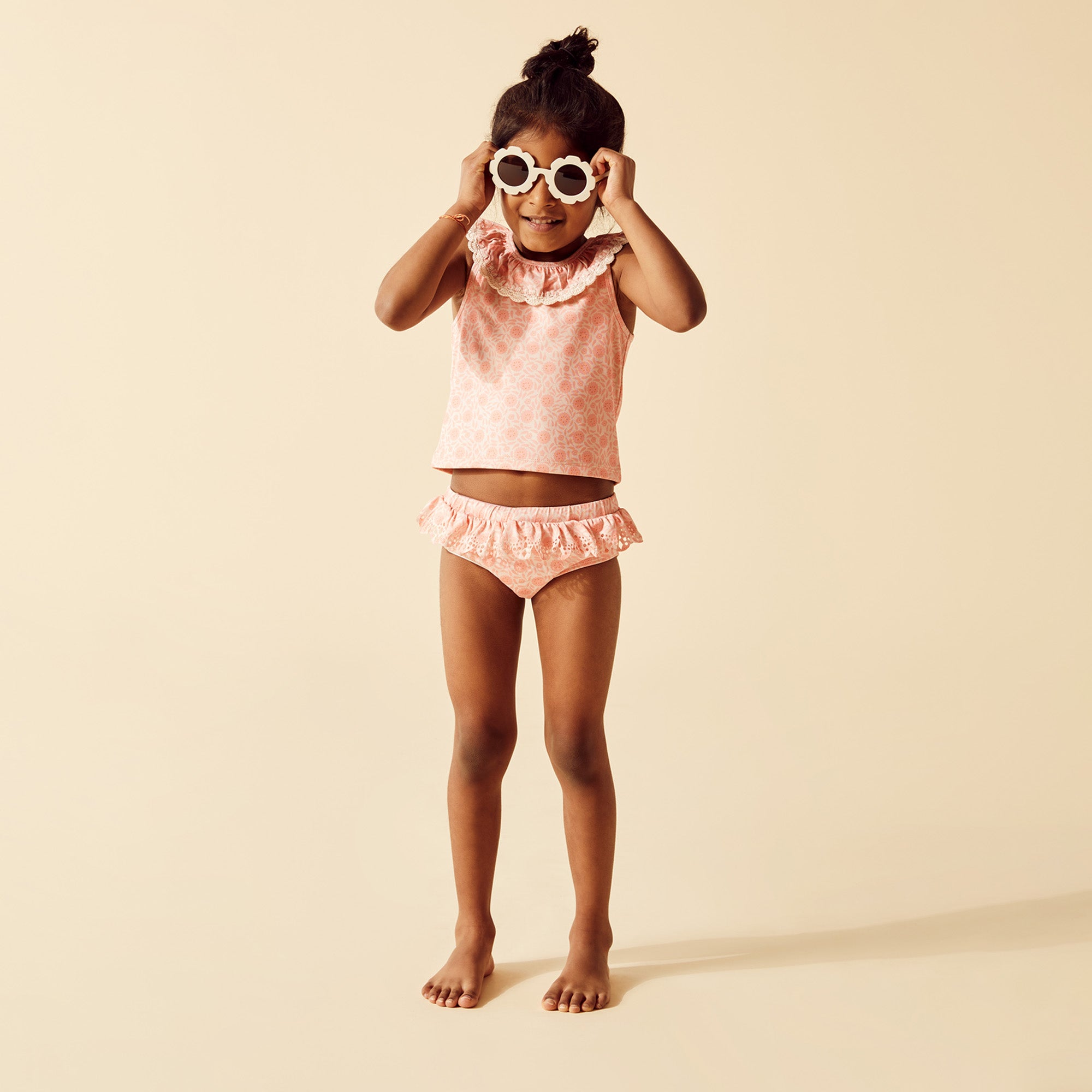 Wilson and Frenchy 2 Piece Swimsuit - Amelie Floral Crochet