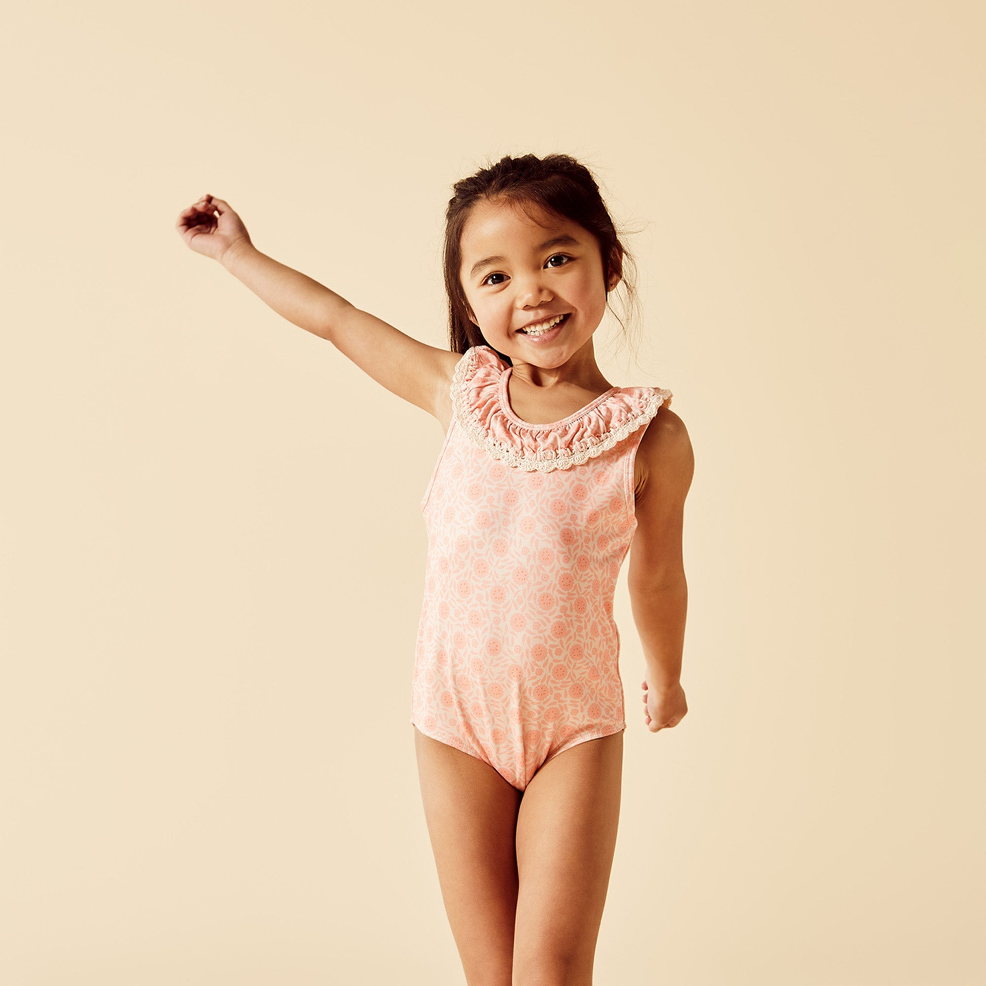 Wilson and Frenchy Crochet Swimsuit - Amelie Floral