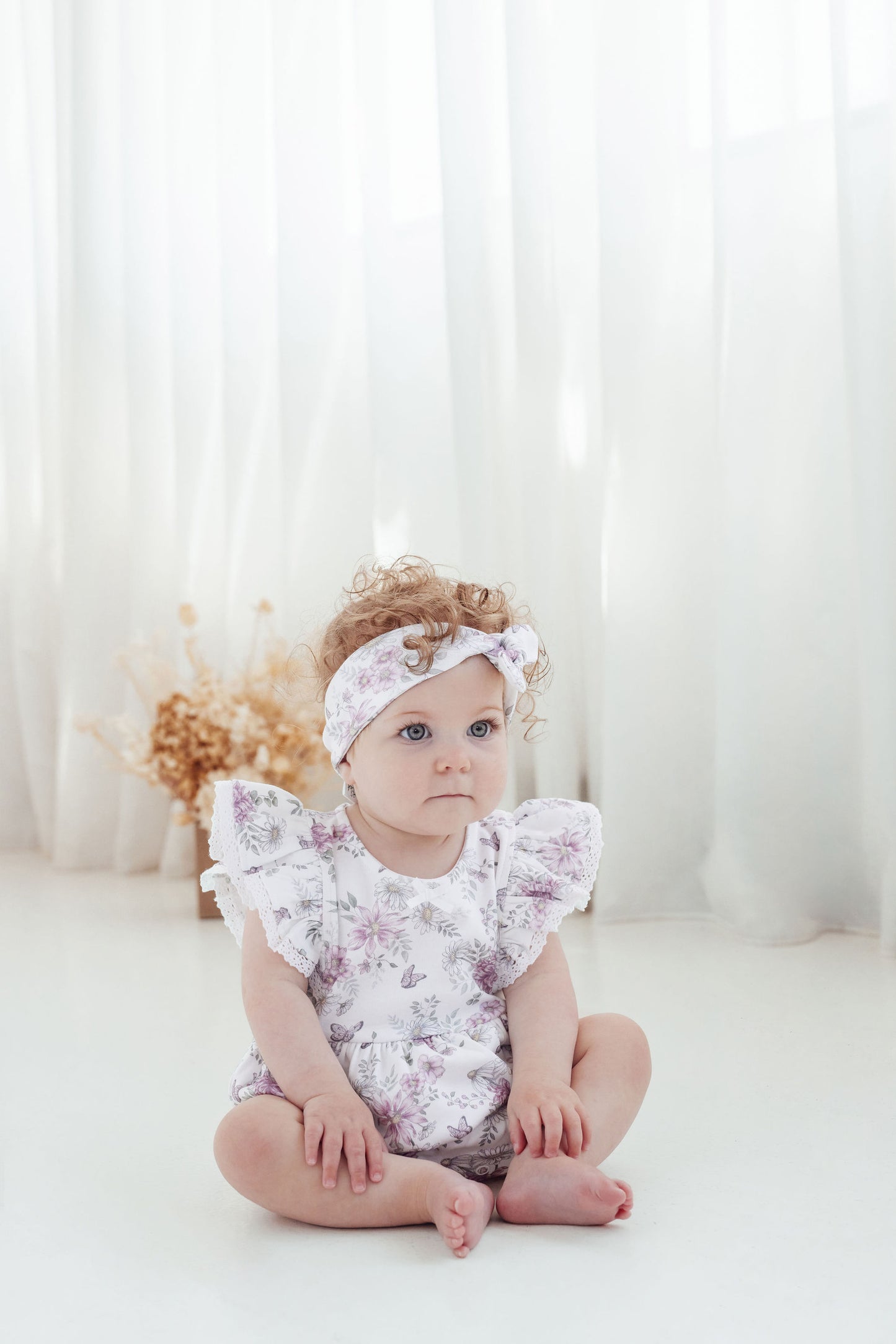 Aster and Oak Daisy Floral Headband | Hair Accessories | Bon Bon Tresor