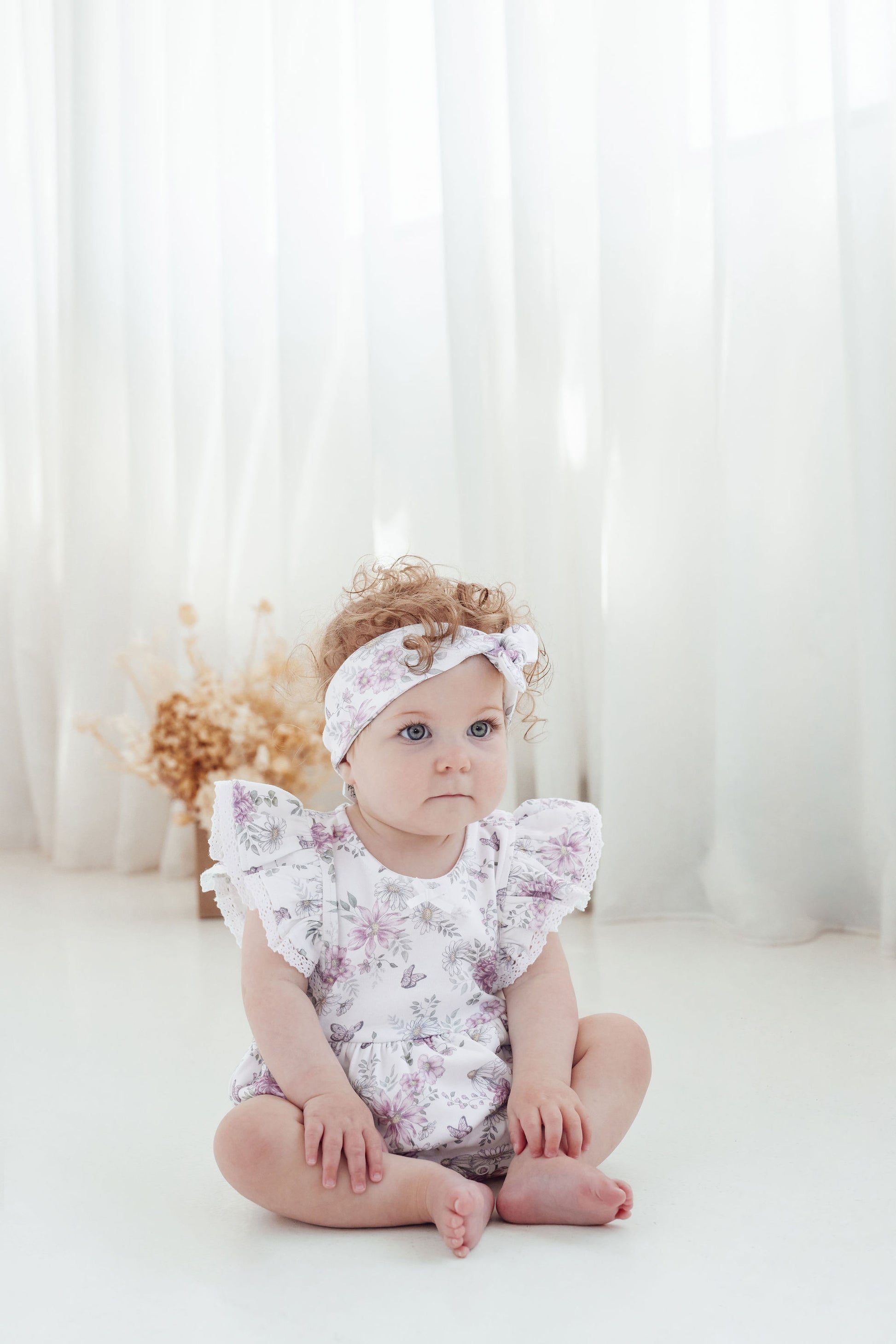 Aster and Oak Daisy Floral Headband | Hair Accessories | Bon Bon Tresor