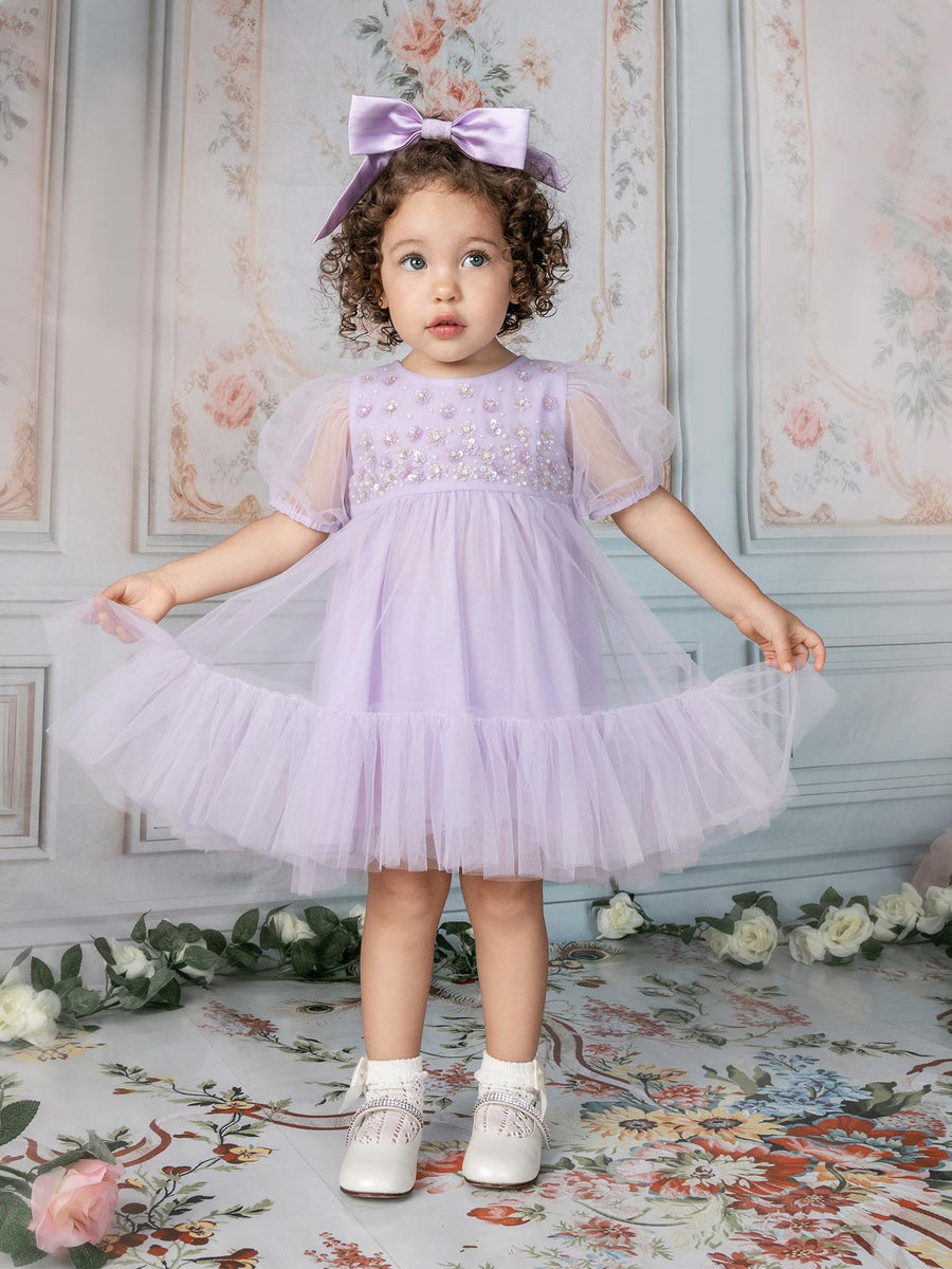 Tutu Du Monde Bebe Orchid Radiance Tulle Dress | Party Dresses | Bon Bon Tresor