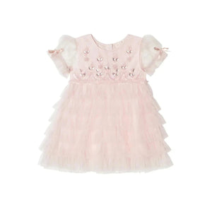 Tutu Du Monde Bebe Field Of Dreams Tulle Dress - Pink Cloud | Party Dresses | Bon Bon Tresor