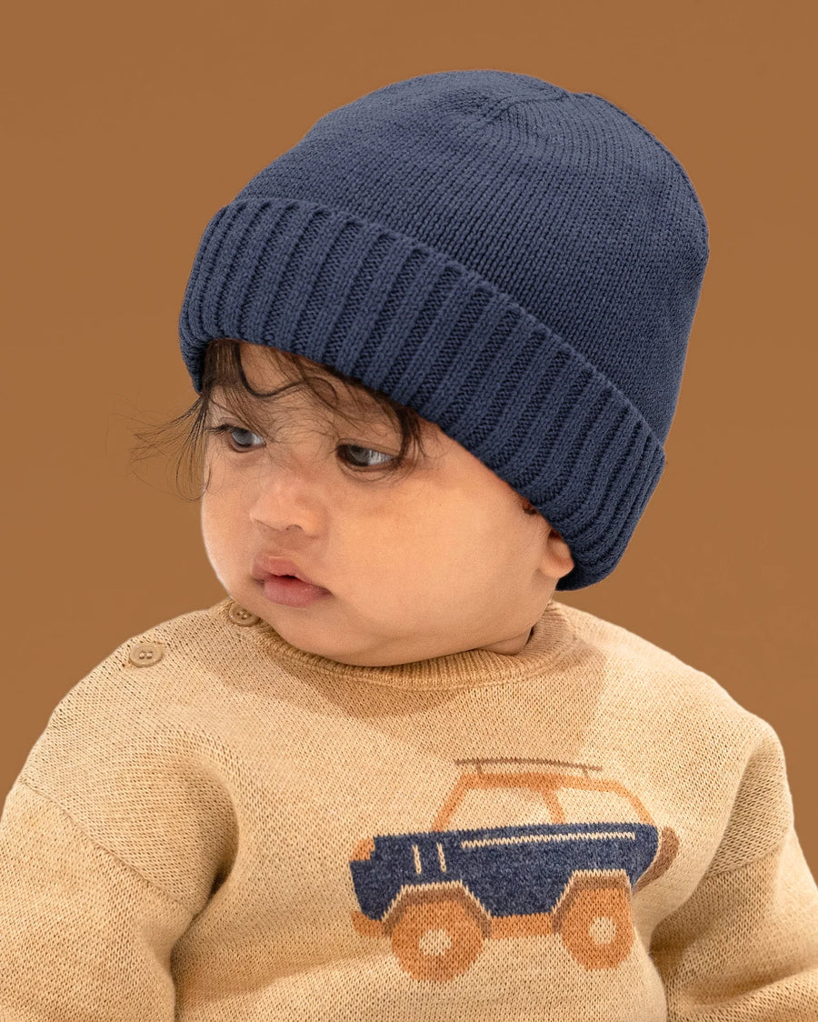 Toshi Organic Beanie Rover Ink | Beanie | Bon Bon Tresor