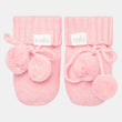 Toshi Organic Booties Marley Pearl | Booties & Mittens | Bon Bon Tresor