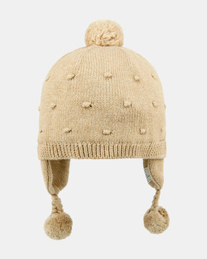 Toshi Organic Earmuff Popcorn Driftwood | Beanie | Bon Bon Tresor
