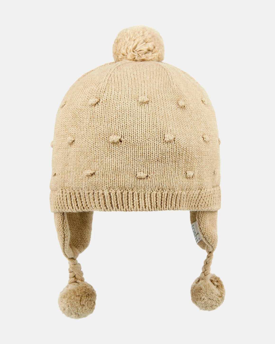 Toshi Organic Earmuff Popcorn Driftwood | Beanie | Bon Bon Tresor