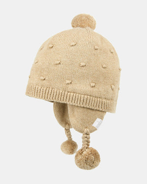 Toshi Organic Earmuff Popcorn Driftwood | Beanie | Bon Bon Tresor