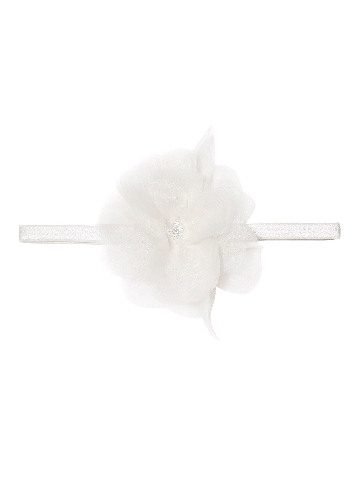 Tutu Du Monde Bebe Peony Headband Milk | Hair Accessories | Bon Bon Tresor