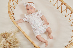 Aster and Oak Secret Garden Zip Romper | Rompers & Playsuits | Bon Bon Tresor