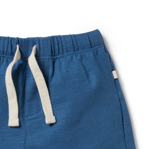 Wilson and Frenchy Organic Tie Front Short Dark Blue | Pants & Shorts | Bon Bon Tresor