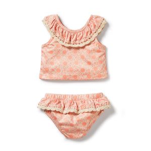 Wilson and Frenchy 2 Piece Swimsuit - Amelie Floral Crochet | Swimwear | Bon Bon Tresor