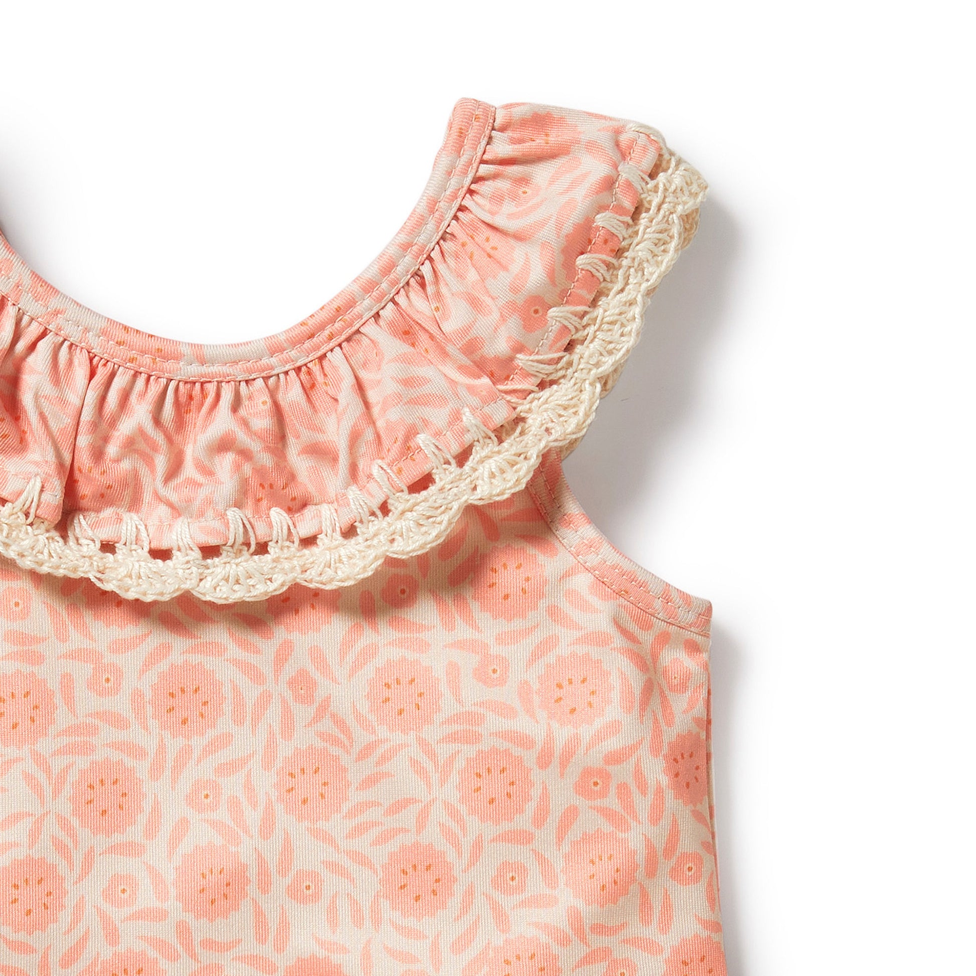 Wilson and Frenchy 2 Piece Swimsuit - Amelie Floral Crochet | Swimwear | Bon Bon Tresor