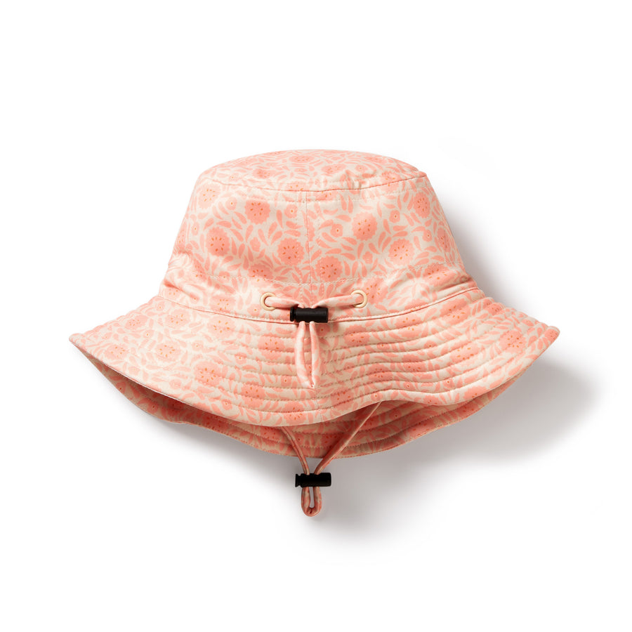 Wilson and Frenchy Swim Sun Hat - Amelie Floral | Swimwear | Bon Bon Tresor