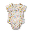 Wilson and Frenchy Organic Bodysuit Ava Floral | Rompers & Playsuits | Bon Bon Tresor
