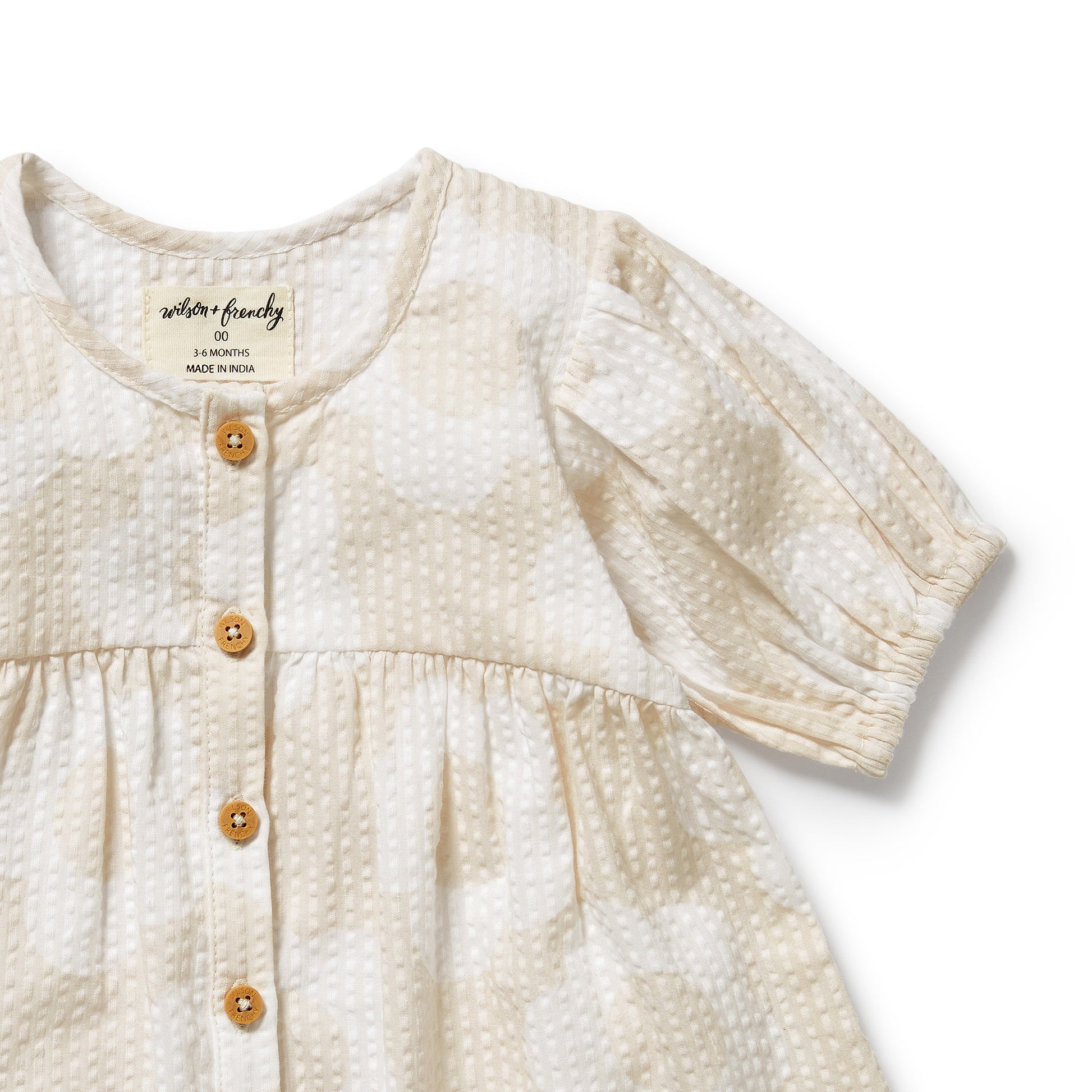 Wilson and Frenchy Daisy Bloom Organic Button Dress | Dresses & Skirts | Bon Bon Tresor