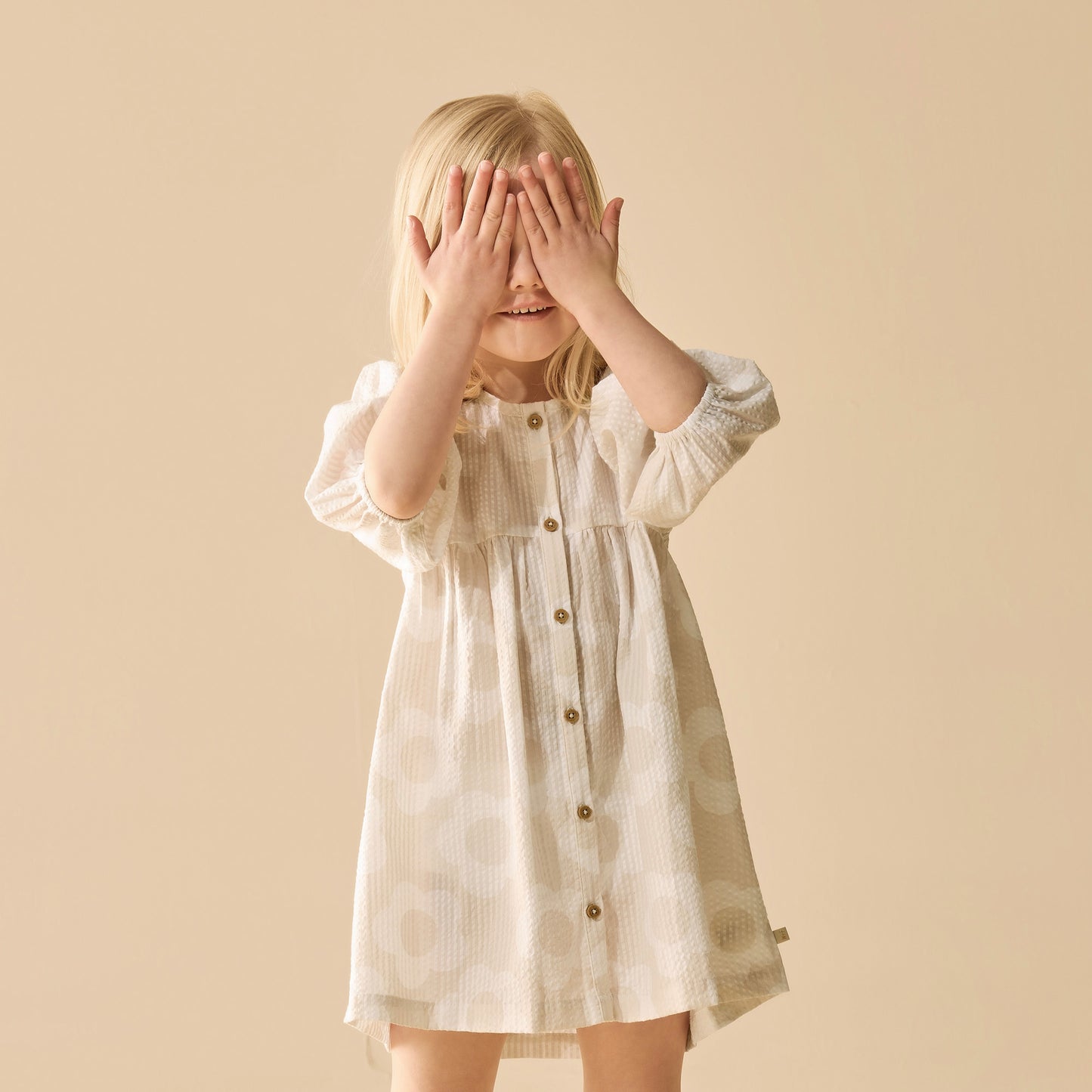 Wilson and Frenchy Daisy Bloom Organic Button Dress | Dresses & Skirts | Bon Bon Tresor
