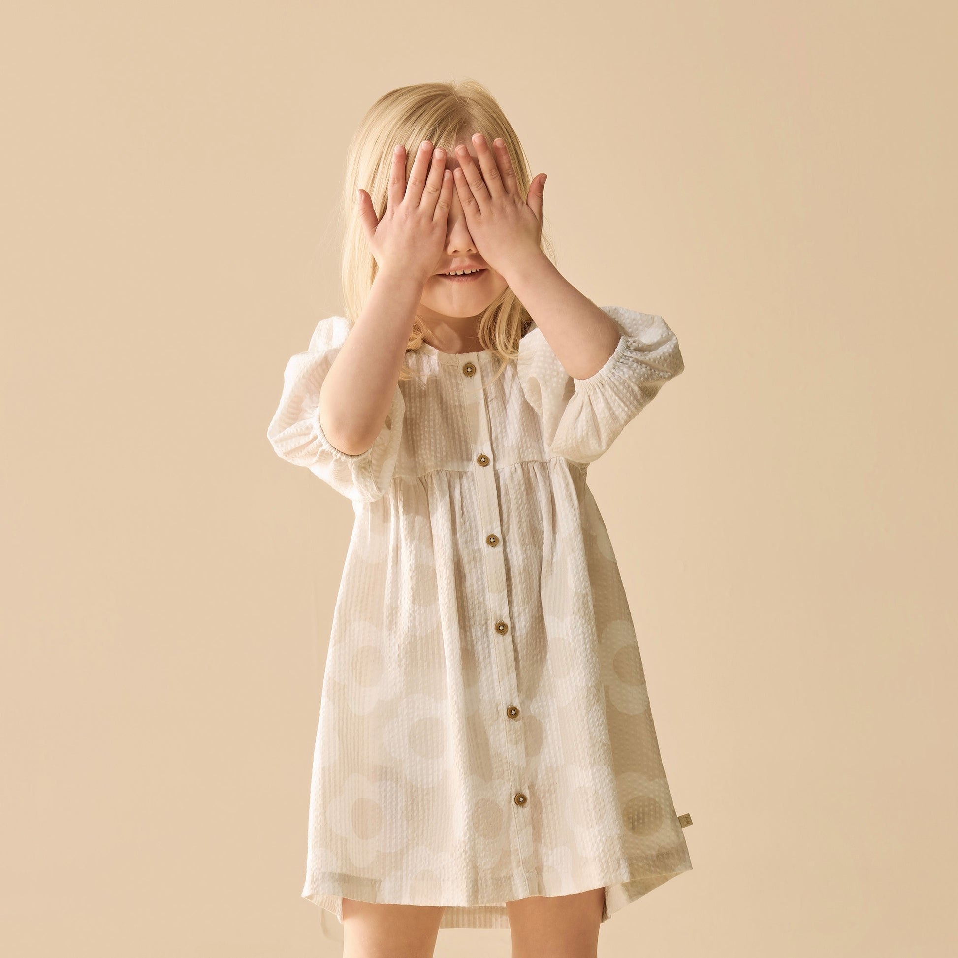 Wilson and Frenchy Daisy Bloom Organic Button Dress | Dresses & Skirts | Bon Bon Tresor