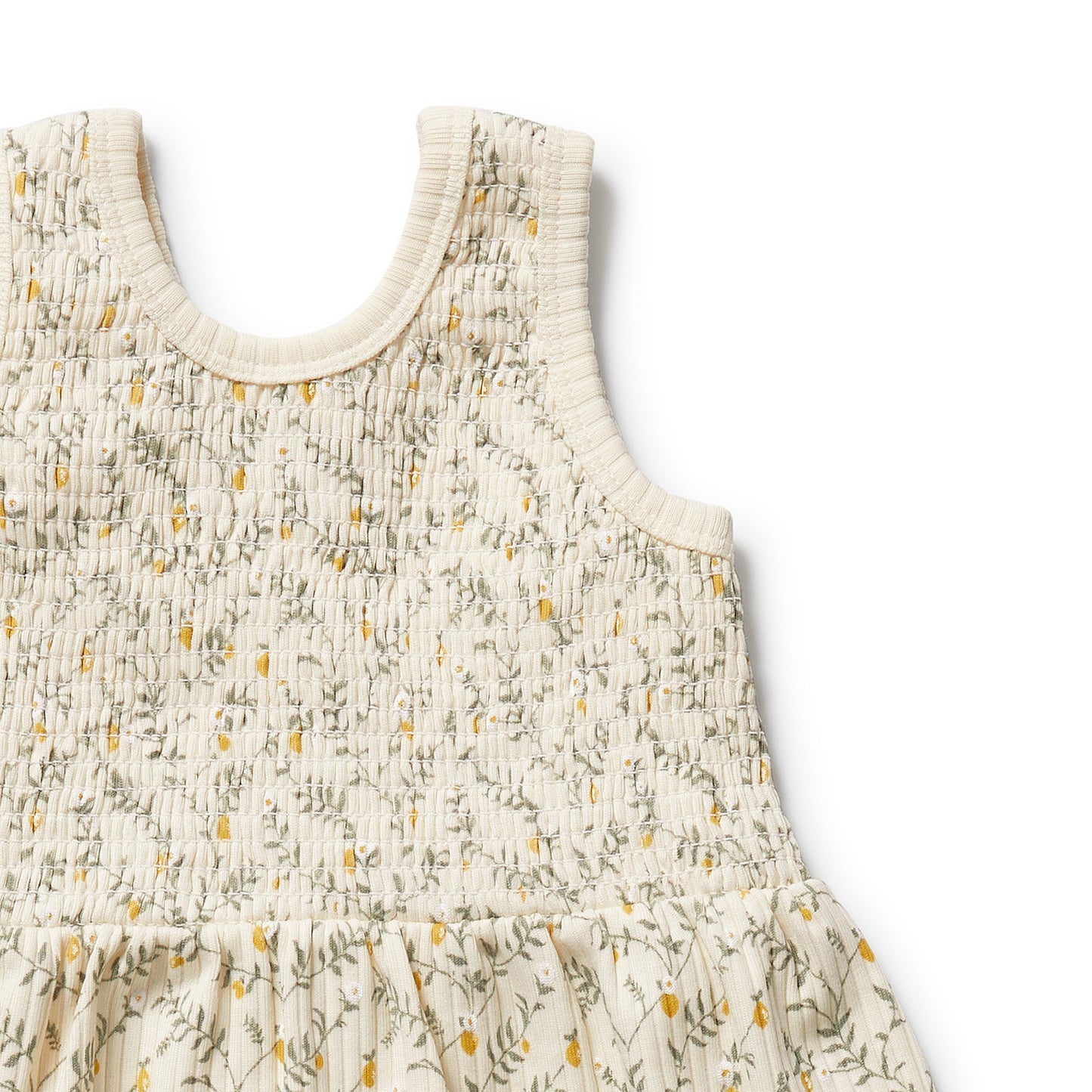 Wilson and Frenchy Lemon Leaf Organic Dress Set | Outfit Sets | Bon Bon Tresor