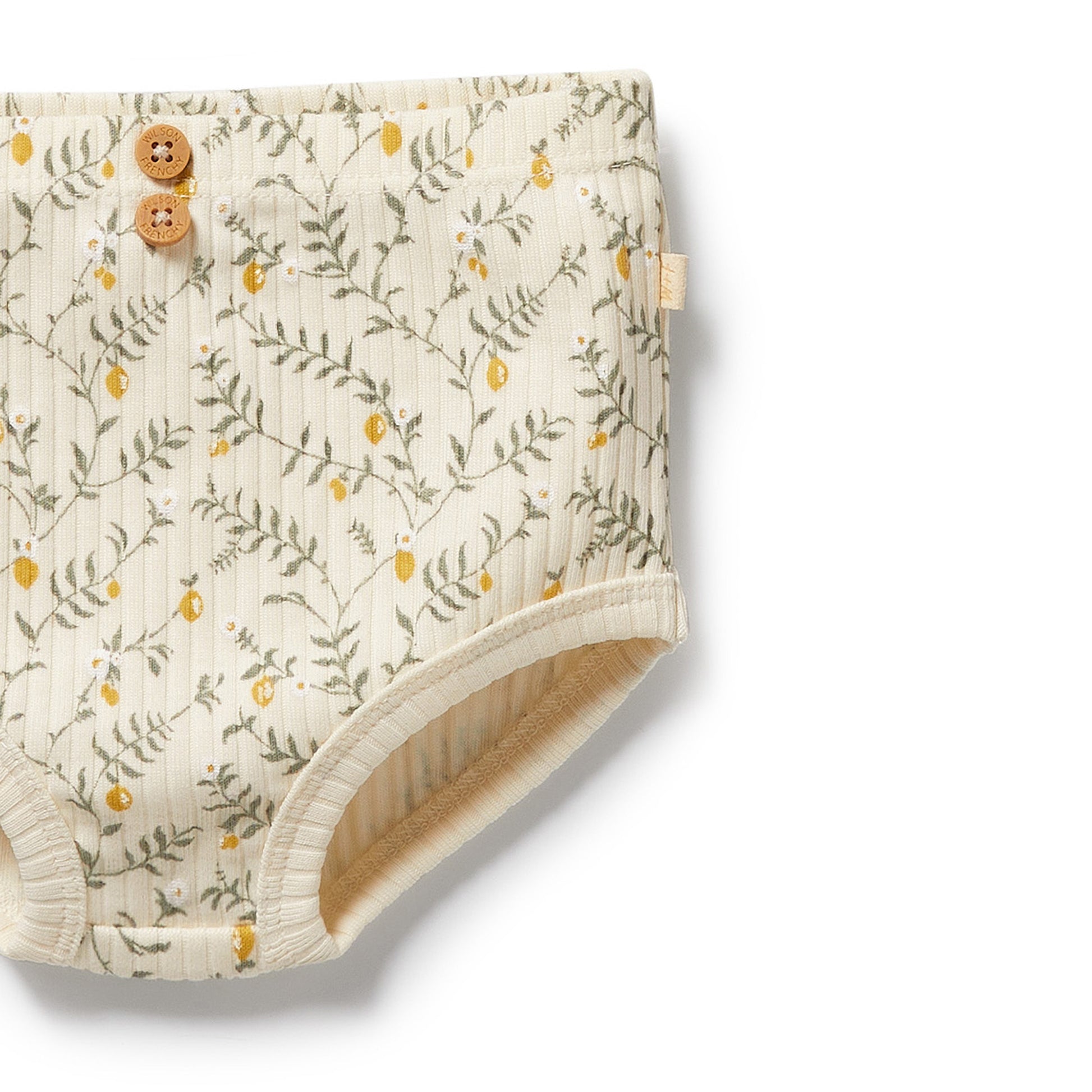 Wilson and Frenchy Lemon Leaf Organic Dress Set | Outfit Sets | Bon Bon Tresor