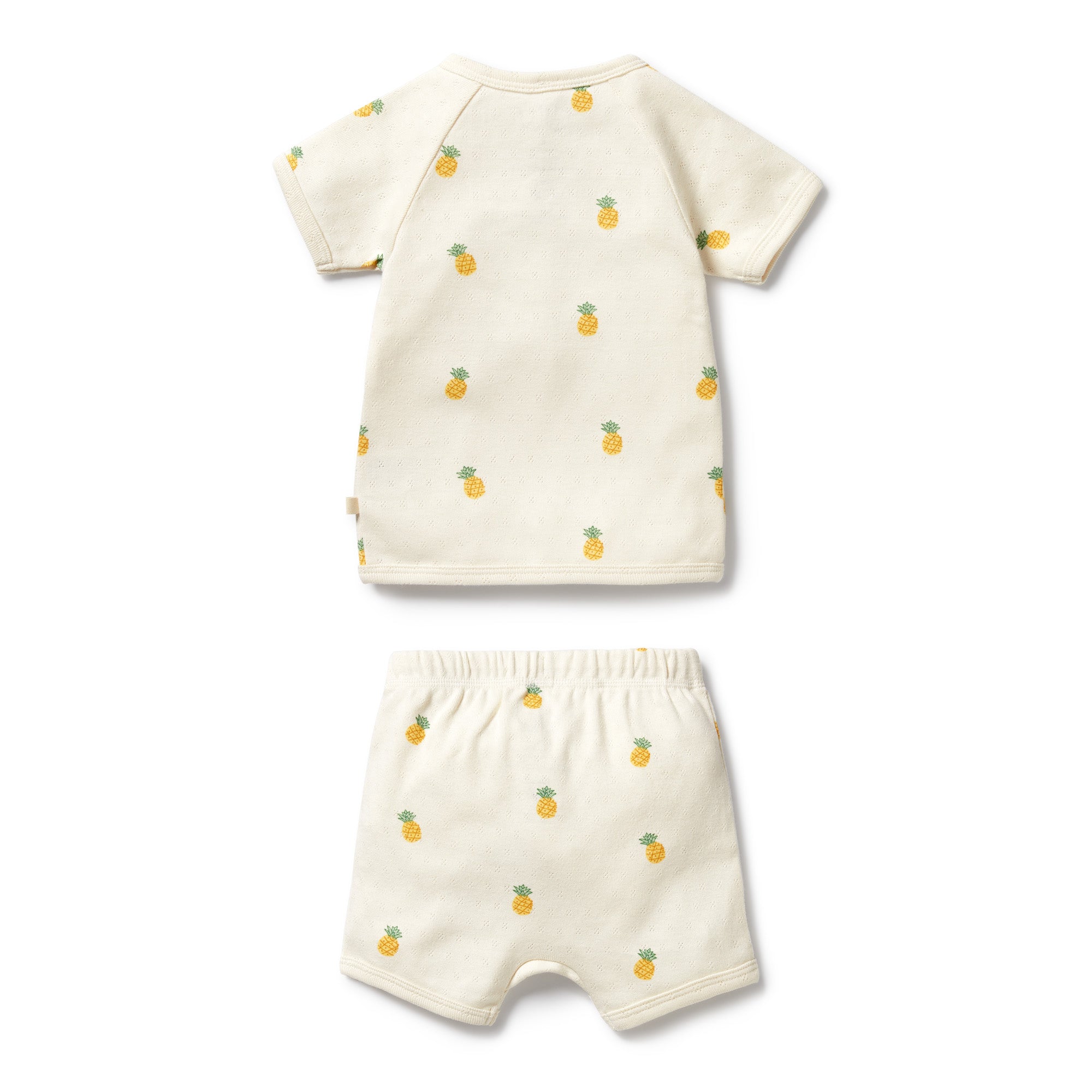 Wilson and Frenchy Piney Pals Organic Pointelle Kimono Set