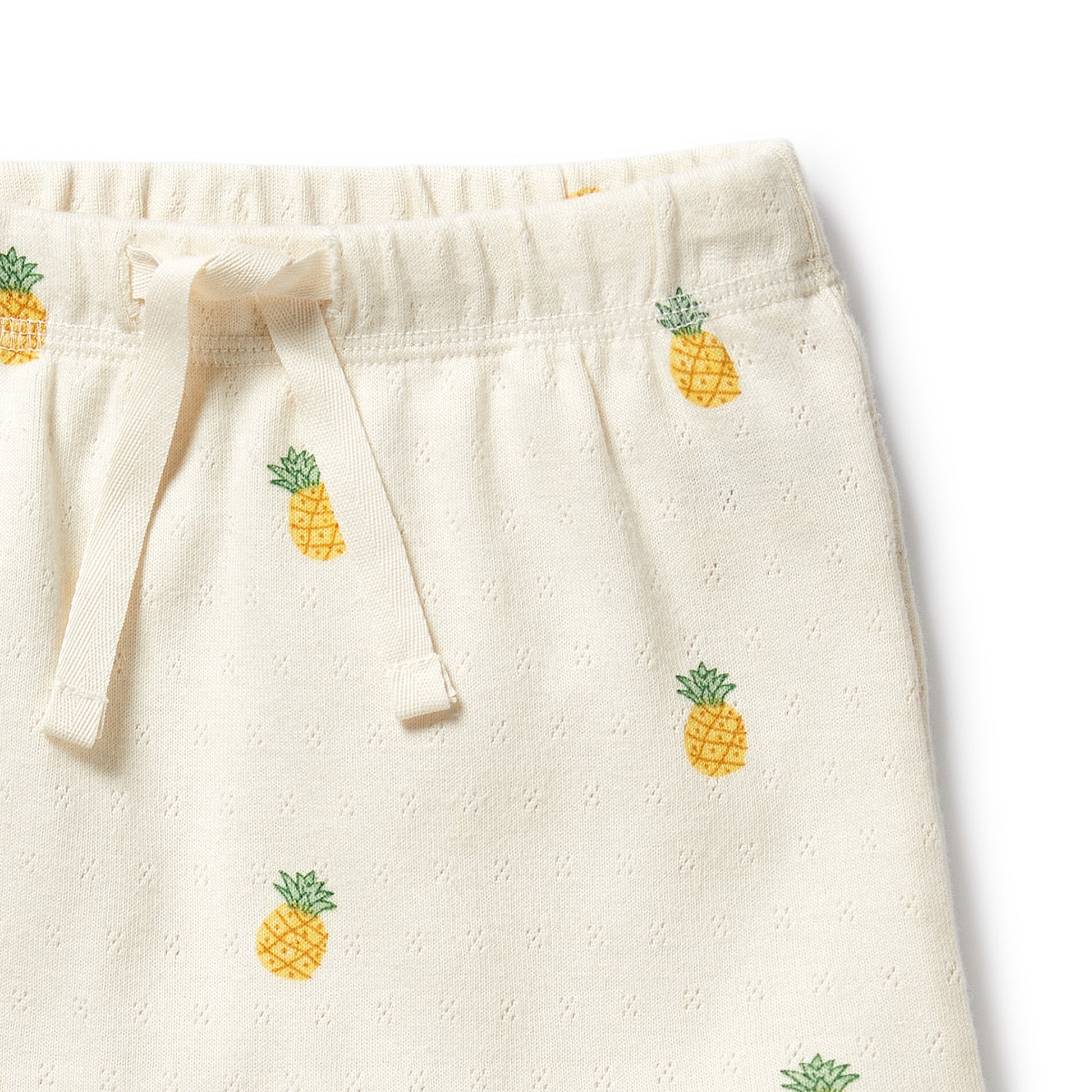 Wilson and Frenchy Piney Pals Organic Pointelle Kimono Set | Outfit Sets | Bon Bon Tresor