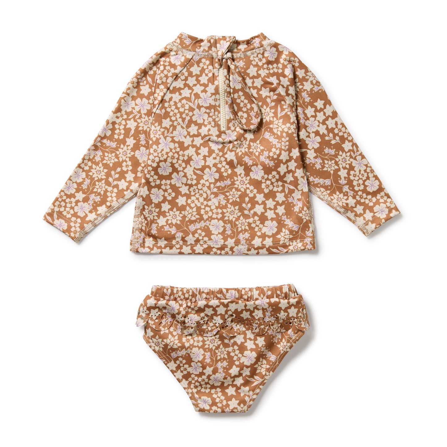 Wilson and Frenchy Hazel Floral Cutwork Rashie Swim Set | Swimwear | Bon Bon Tresor