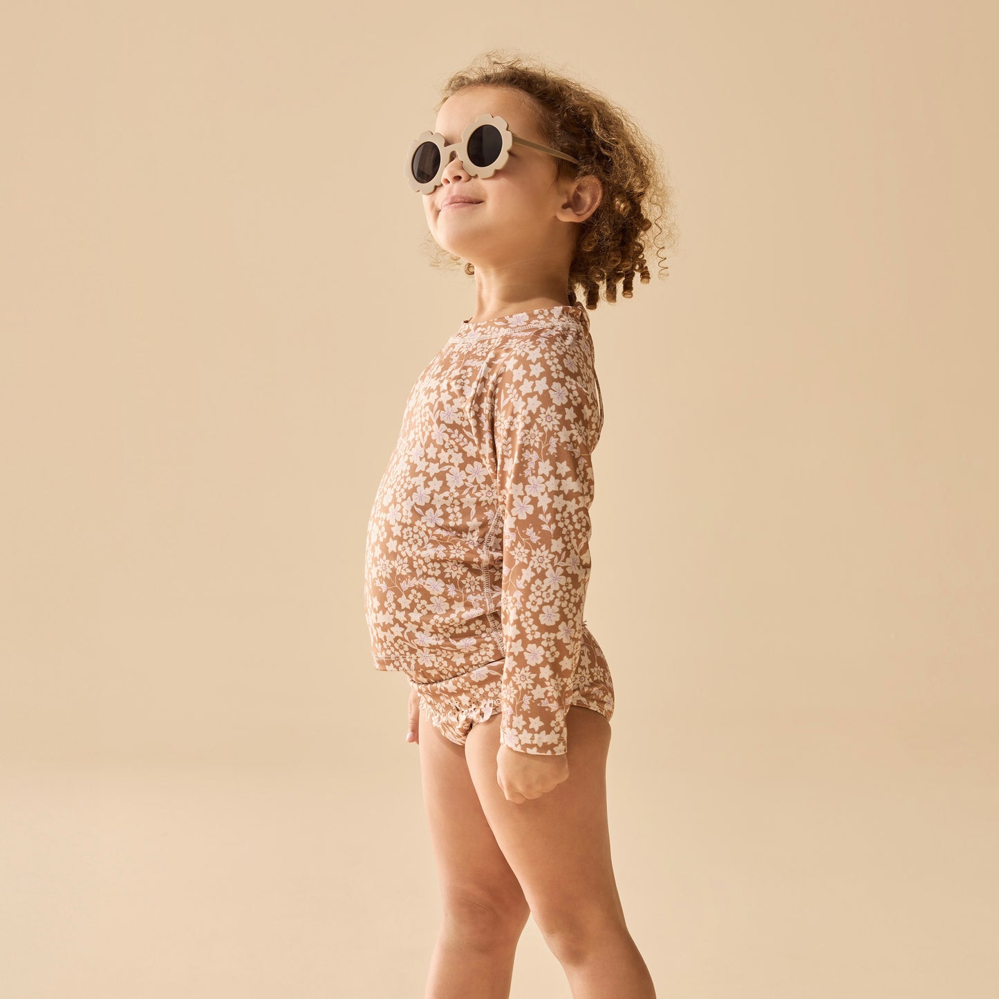 Wilson and Frenchy Hazel Floral Cutwork Rashie Swim Set | Swimwear | Bon Bon Tresor