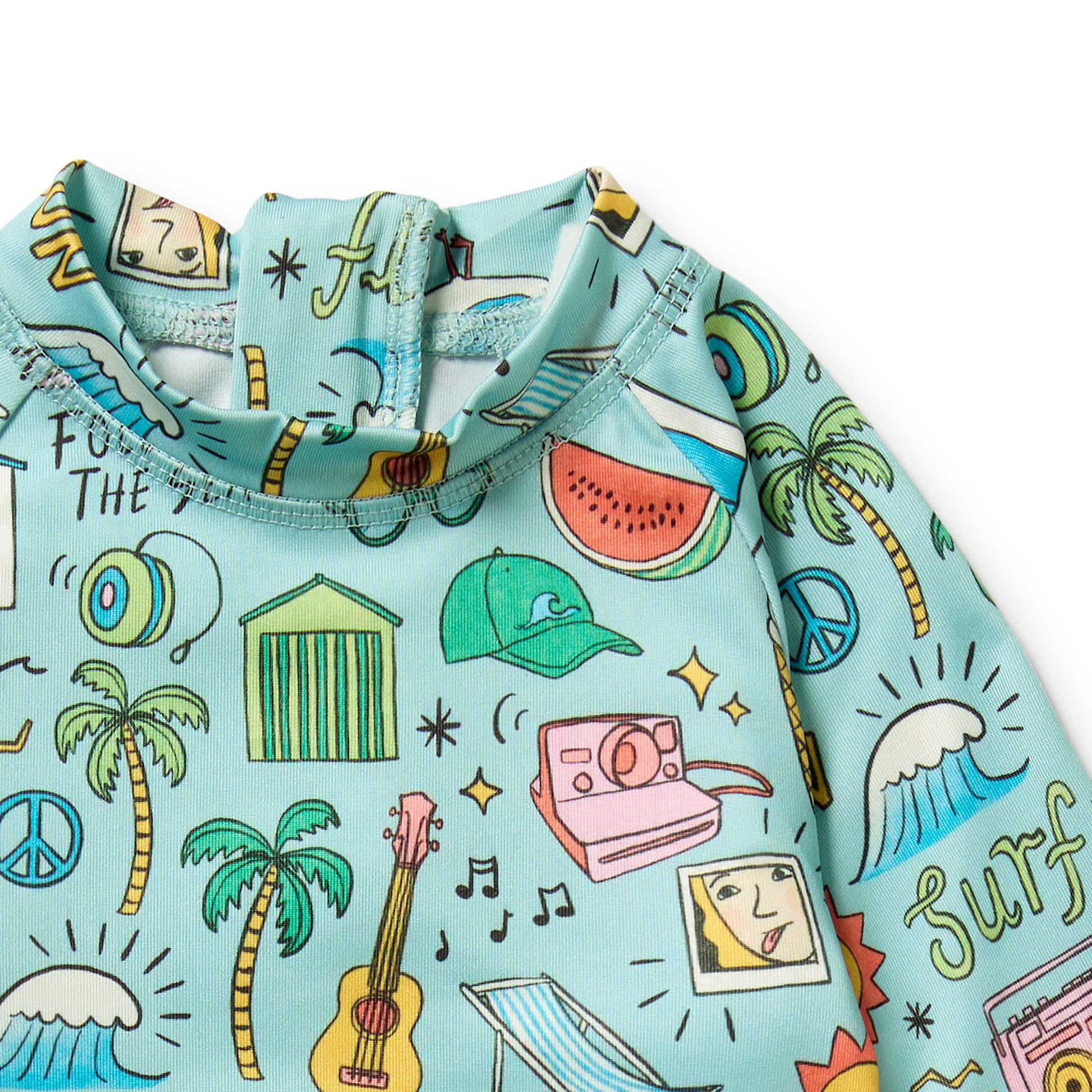 Wilson and Frenchy Sun Surf & Sea Rashie Swim Set | Swimwear | Bon Bon Tresor