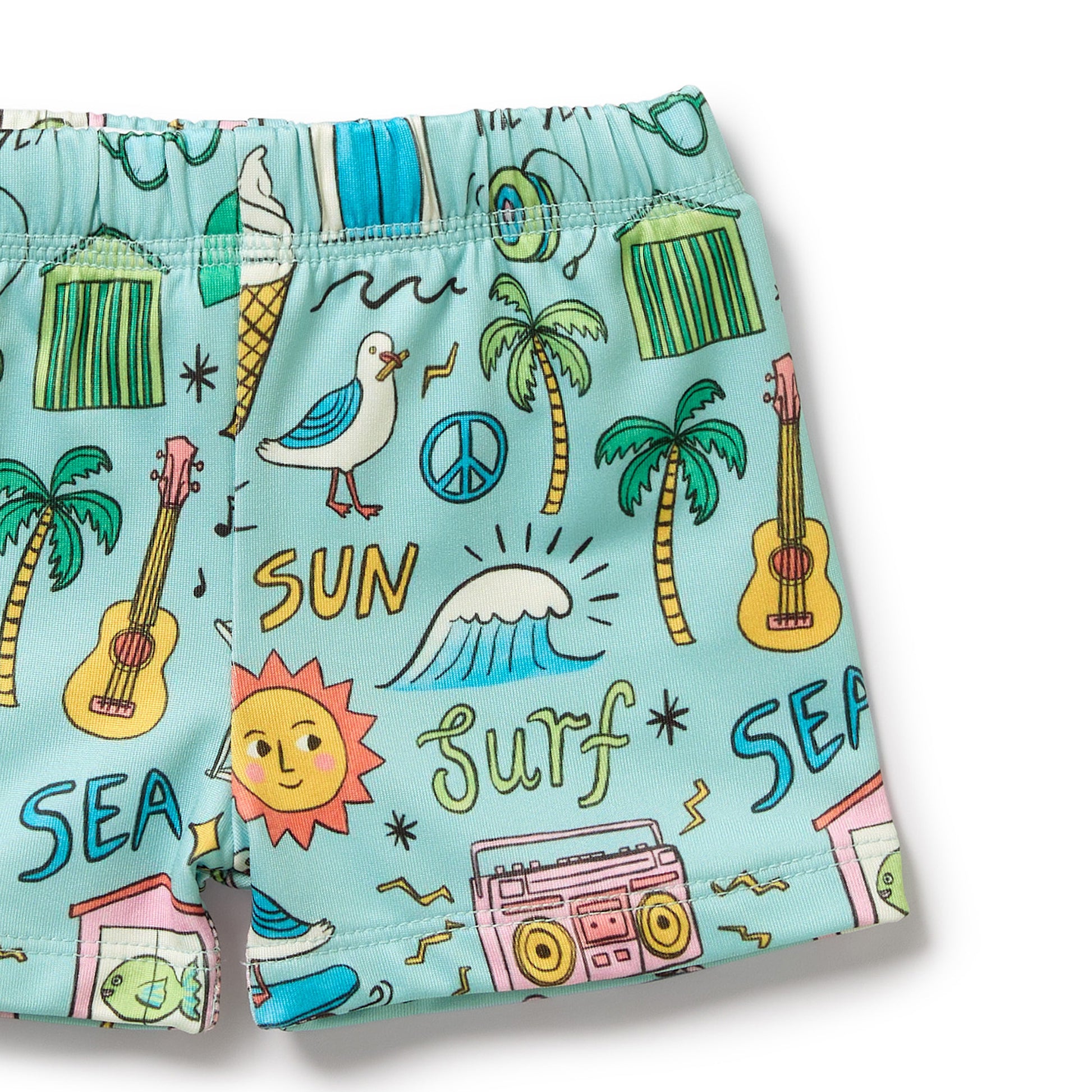Wilson and Frenchy Sun Surf & Sea Rashie Swim Set | Swimwear | Bon Bon Tresor