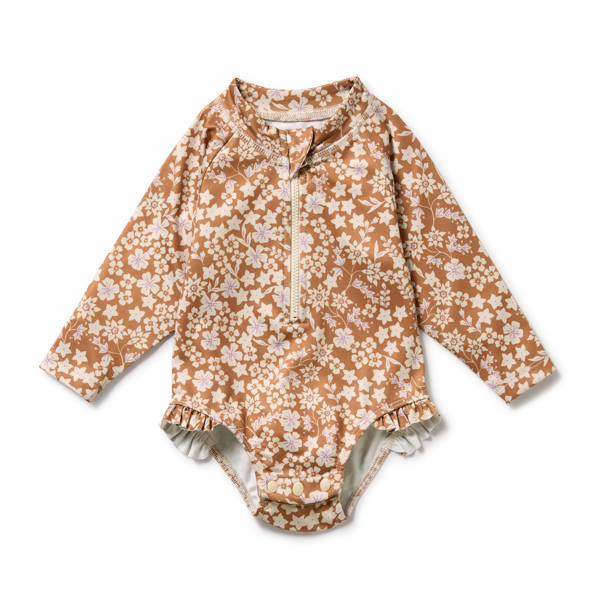 Wilson and Frenchy Hazel Floral Long Sleeved Swimsuit | Swimwear | Bon Bon Tresor