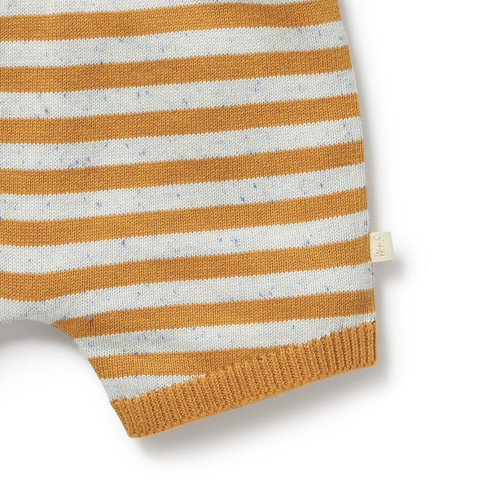Wilson and Frenchy Golden Wave Stripe Organic Knitted Set | Suits & Sets | Bon Bon Tresor