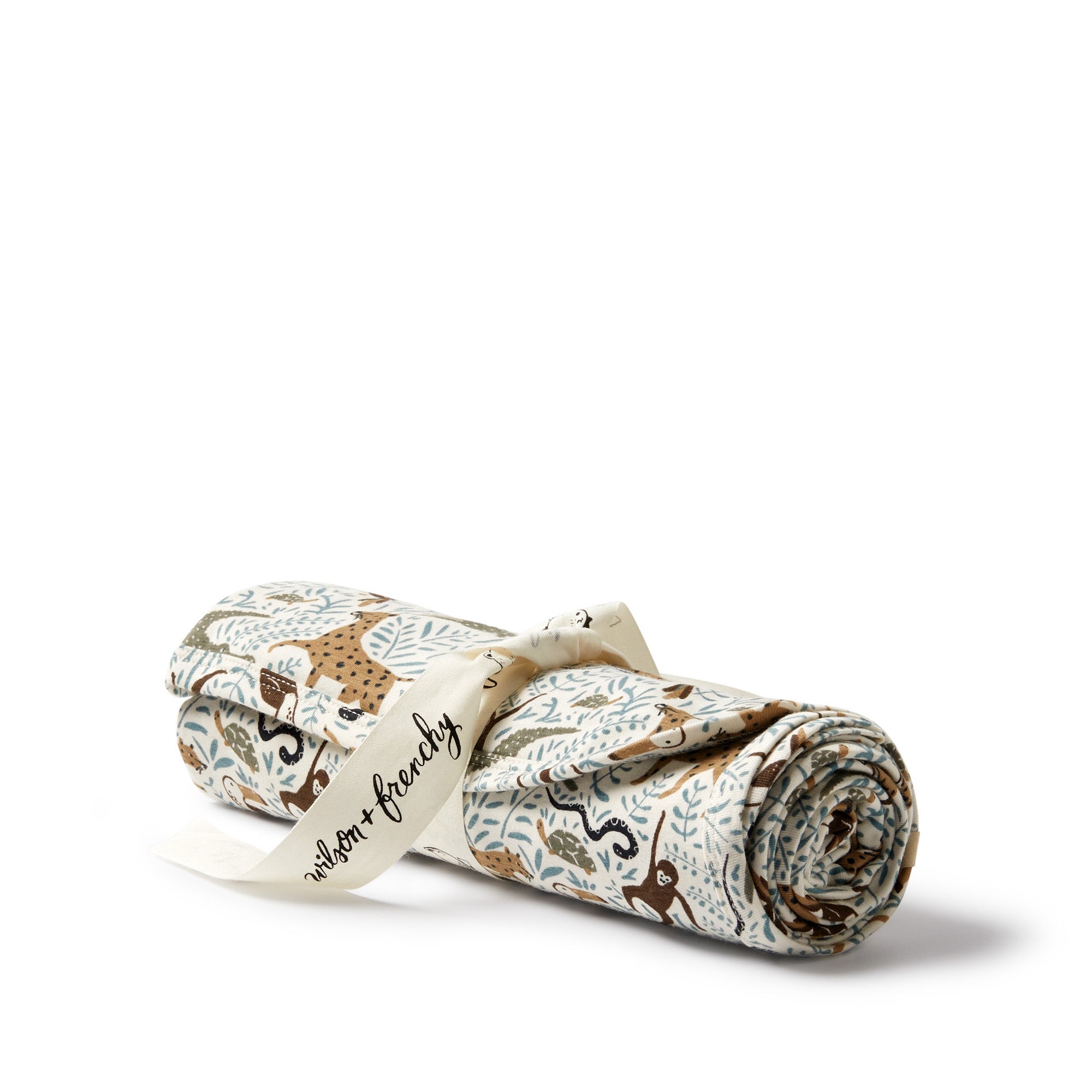 Wilson and Frenchy Mini Jungle Organic Bunny Rug | Wraps & Swaddles | Bon Bon Tresor
