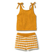Wilson and Frenchy Baby Girls Organic Knitted Chevron Set - Marmalade | Outfit Sets | Bon Bon Tresor