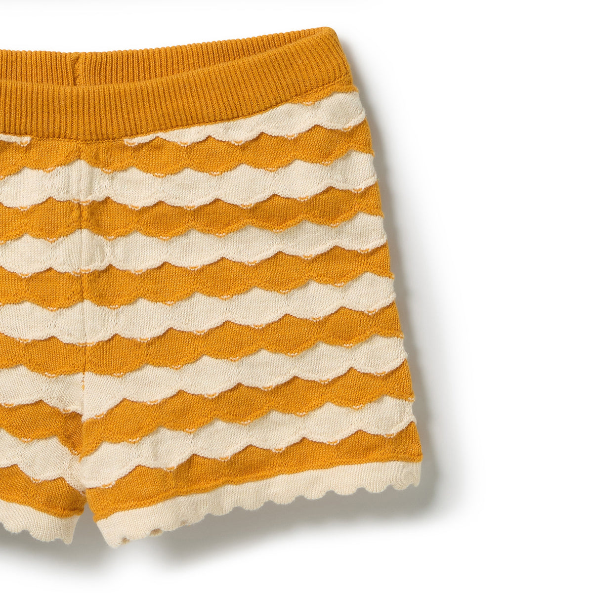 Wilson and Frenchy Baby Girls Organic Knitted Chevron Set - Marmalade | Outfit Sets | Bon Bon Tresor