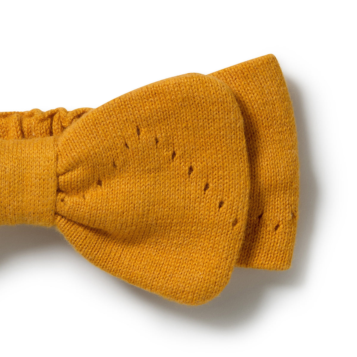 Wilson and Frenchy Organic Knitted Pointelle Headband - Marmalade | Hair Accessories | Bon Bon Tresor