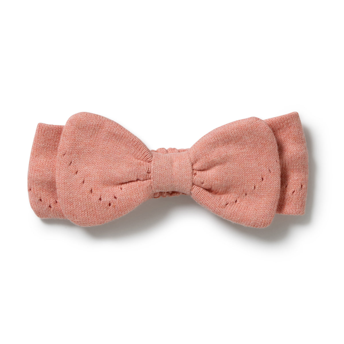 Wilson and Frenchy Organic Knitted Pointelle Headband - Pink Petal | Hair Accessories | Bon Bon Tresor