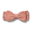 Wilson and Frenchy Organic Knitted Pointelle Headband - Pink Petal | Hair Accessories | Bon Bon Tresor